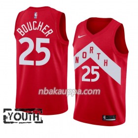 Toronto Raptors Chris Boucher 25 2018-19 Nike Punainen Pelipaidat Swingman - Lasten
